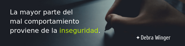 Cita sobre la inseguridad en el liderazgo